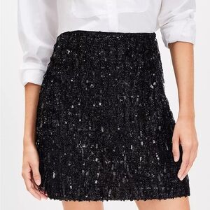 Loft sequin skirt nwt